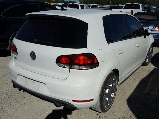 WVWGD7AJXDW140031 - 2013 VOLKSWAGEN GTI WHITE photo 4