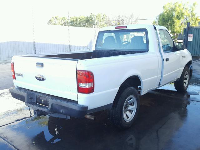 1FTYR10D89PA34869 - 2009 FORD RANGER WHITE photo 4