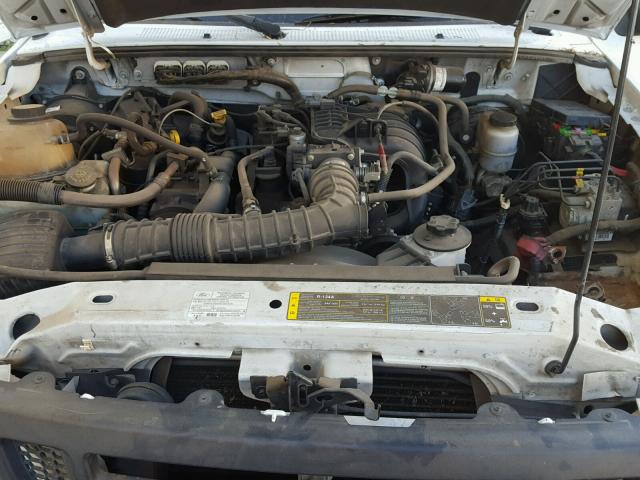 1FTYR10D89PA34869 - 2009 FORD RANGER WHITE photo 7