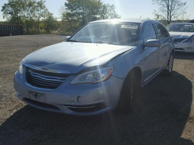 1C3CCBBB2DN736479 - 2013 CHRYSLER 200 TOURIN BLUE photo 2