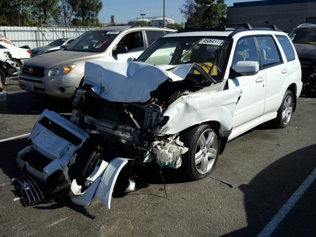 JF1SG696X8H700058 - 2008 SUBARU FORESTER 2 WHITE photo 2