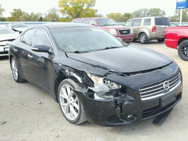 1N4AA51E09C801618 - 2009 NISSAN MAXIMA S BLACK photo 1