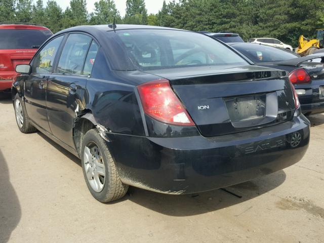 1G8AJ55F37Z151846 - 2007 SATURN ION LEVEL BLACK photo 3