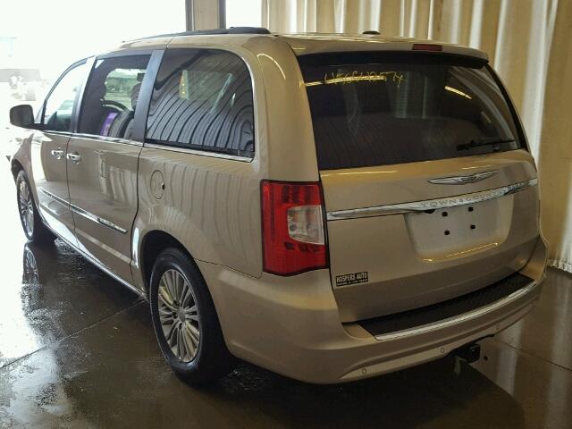 2C4RC1CG7DR785724 - 2013 CHRYSLER TOWN & COU TAN photo 3