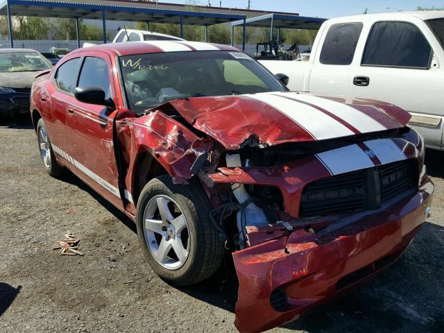 2B3KA43G48H234379 - 2008 DODGE CHARGER RED photo 1