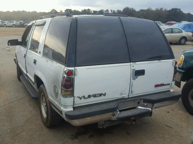 1GKEC13K0SJ735630 - 1995 GMC YUKON WHITE photo 3