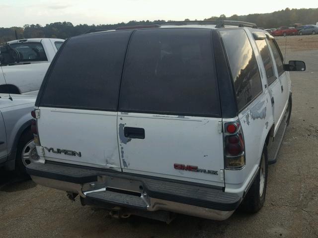 1GKEC13K0SJ735630 - 1995 GMC YUKON WHITE photo 4