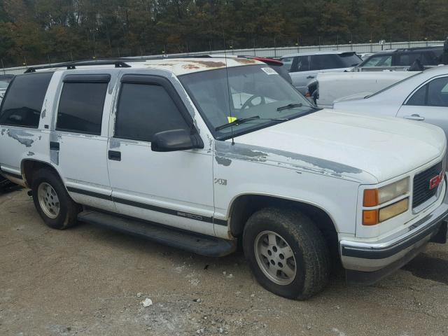 1GKEC13K0SJ735630 - 1995 GMC YUKON WHITE photo 9