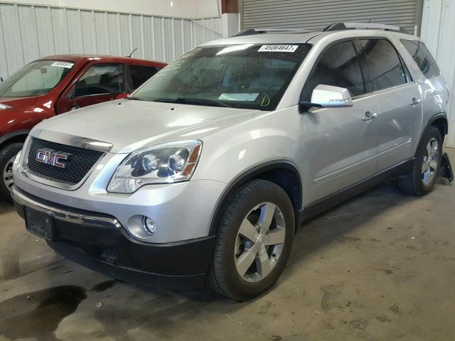 1GKKRRED5CJ253106 - 2012 GMC ACADIA SLT SILVER photo 2