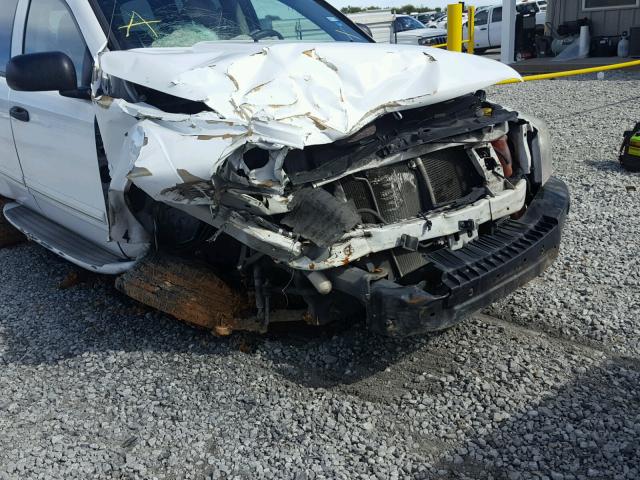 1D8HD58N35F620495 - 2005 DODGE DURANGO WHITE photo 9