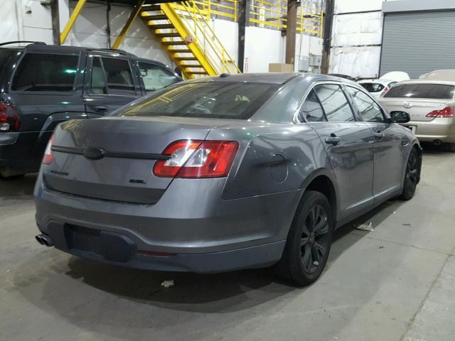 1FAHP2EW0CG118249 - 2012 FORD TAURUS SEL GRAY photo 4