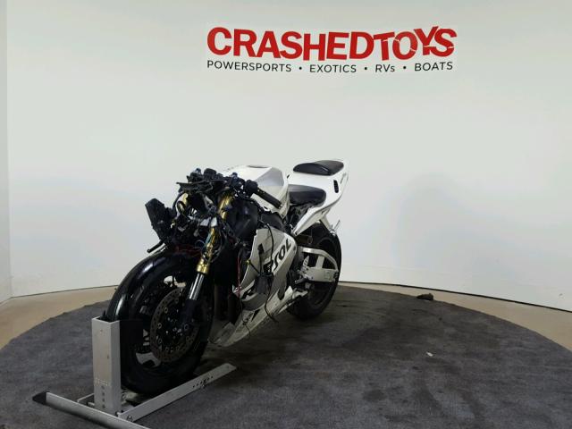 JH2PC37013M003376 - 2003 HONDA CBR600 WHITE photo 4