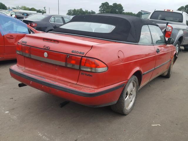 YS3DF75N3W7004825 - 1998 SAAB 900 SE TUR RED photo 4