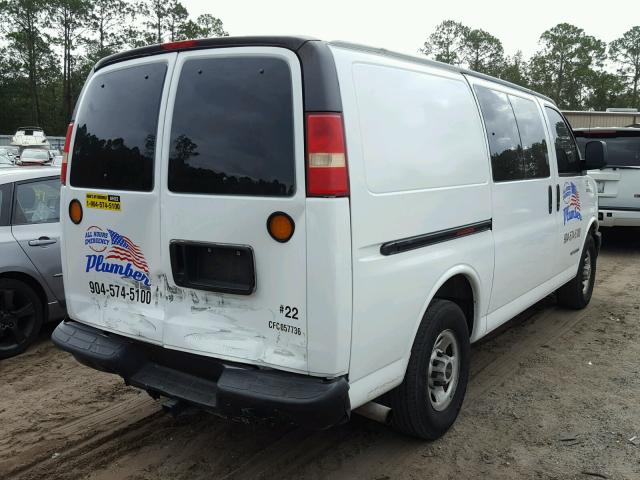 1GTGG25V051173304 - 2005 GMC SAVANA G25 WHITE photo 4