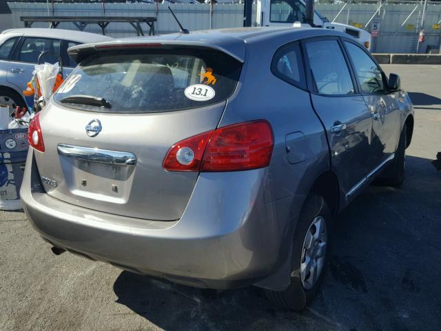 JN8AS5MT2BW150339 - 2011 NISSAN ROGUE S SILVER photo 4