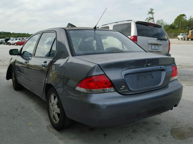 JA3AJ26E76U061510 - 2006 MITSUBISHI LANCER ES GRAY photo 3