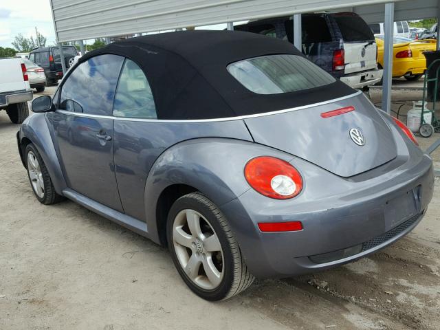 3VWSF31Y86M312843 - 2006 VOLKSWAGEN NEW BEETLE SILVER photo 3