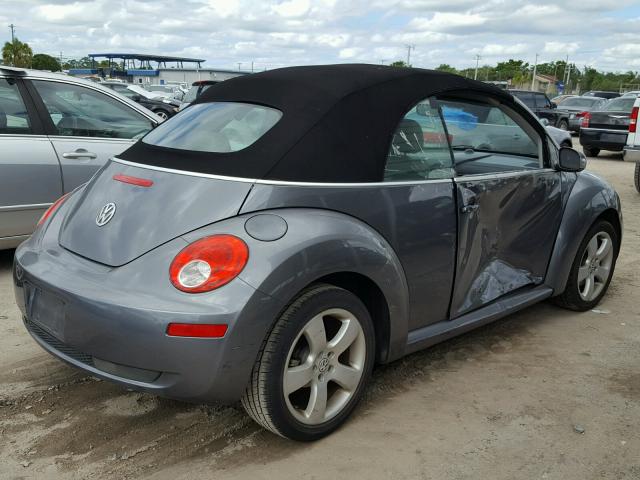 3VWSF31Y86M312843 - 2006 VOLKSWAGEN NEW BEETLE 银色 照片 4