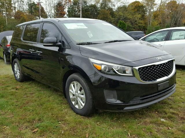 KNDMA5C14H6280742 - 2017 KIA SEDONA BLACK photo 1