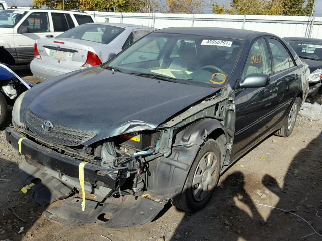 4T1BE32K23U725750 - 2003 TOYOTA CAMRY BLUE photo 2