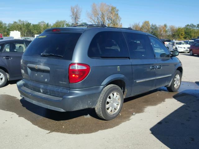 2A4GP54L76R714499 - 2006 CHRYSLER TOWN & COU BLUE photo 4