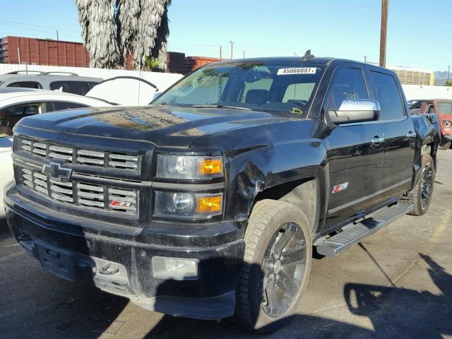 3GCUKSEC4FG442875 - 2015 CHEVROLET SILVERADO BLACK photo 2