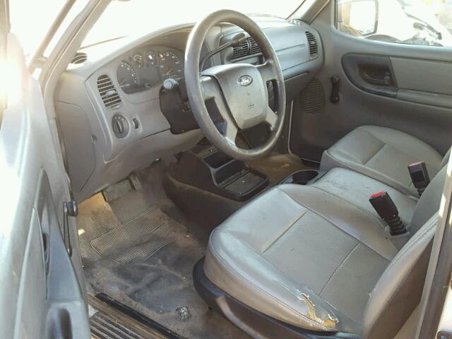 1FTYR10D27PA95017 - 2007 FORD RANGER WHITE photo 9