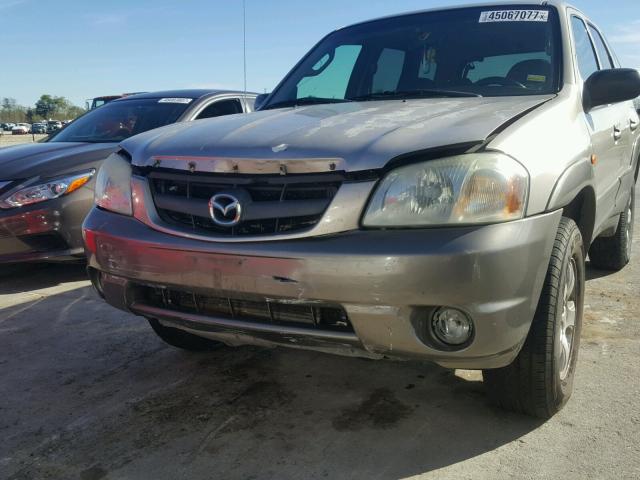 4F2CU08162KM04118 - 2002 MAZDA TRIBUTE LX BROWN photo 9