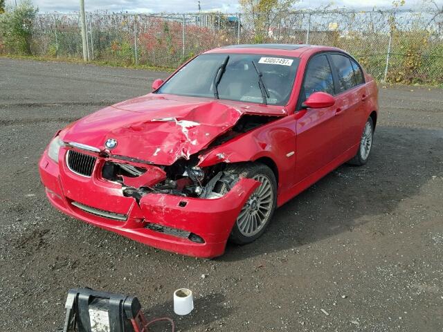 WBAVD135X6KT79185 - 2006 BMW 325 RED photo 2