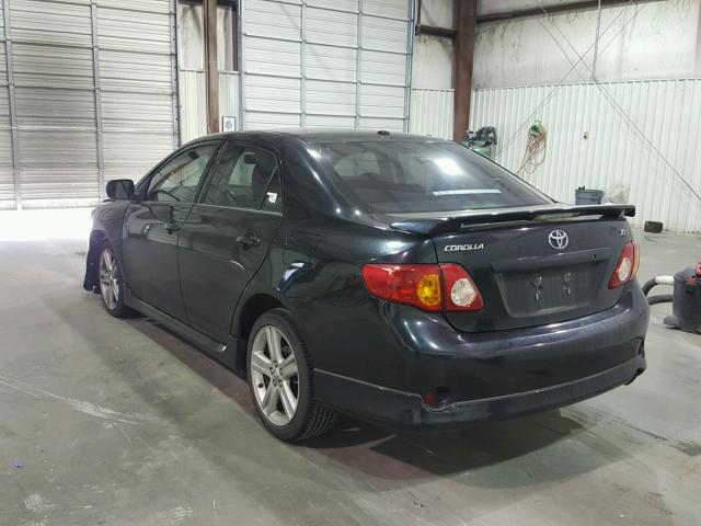 1NXBE40E29Z056942 - 2009 TOYOTA COROLLA XR 黑色 照片 3