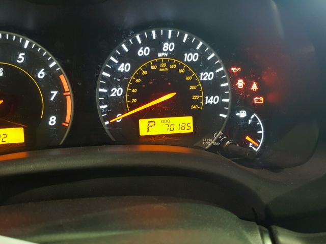 1NXBE40E29Z056942 - 2009 TOYOTA COROLLA XR 黑色 照片 8