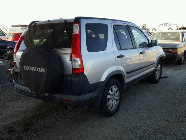 JHLRD68816C027310 - 2006 HONDA CR-V EX SILVER photo 4