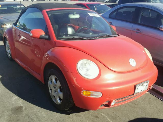 3VWCK21Y73M331356 - 2003 VOLKSWAGEN NEW BEETLE 橙色 照片 1