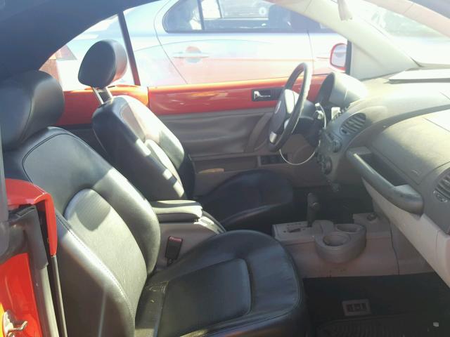 3VWCK21Y73M331356 - 2003 VOLKSWAGEN NEW BEETLE 橙色 照片 5
