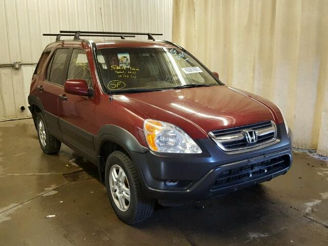 JHLRD78854C023831 - 2004 HONDA CR-V RED photo 1