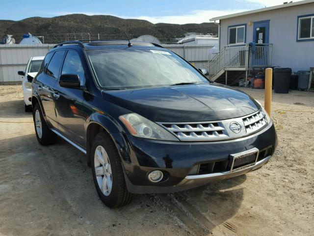 JN8AZ08T27W530569 - 2007 NISSAN MURANO SL BLACK photo 1