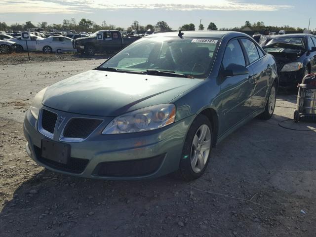 1G2ZJ57B794247969 - 2009 PONTIAC G6 GREEN photo 2