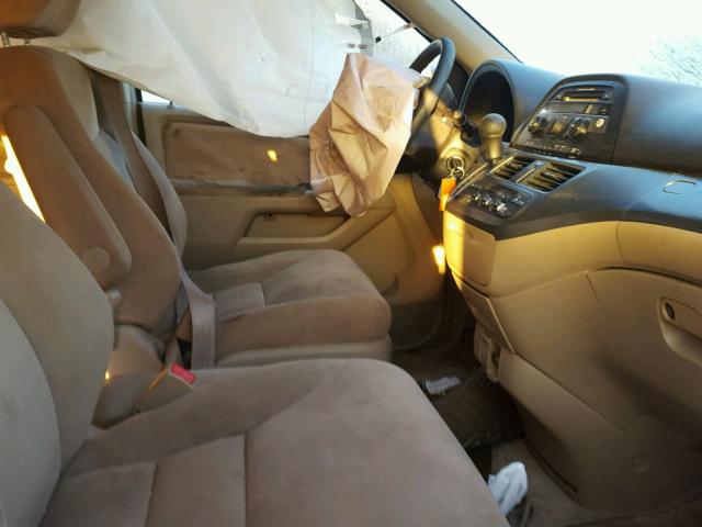 5FNRL38485B412442 - 2005 HONDA ODYSSEY EX TAN photo 5