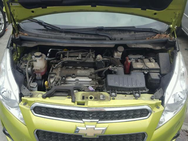 KL8CD6S90DC599172 - 2013 CHEVROLET SPARK 1LT GREEN photo 7