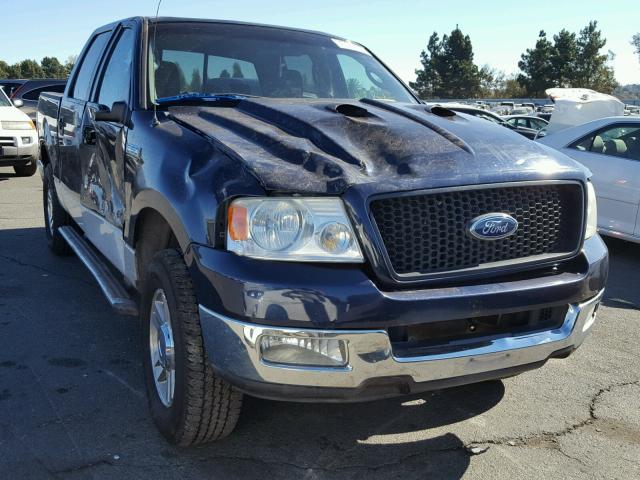 1FTPW12555FB19467 - 2005 FORD F150 SUPER BLUE photo 1