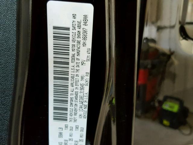 1C4HJWEG8EL319645 - 2014 JEEP WRANGLER U BLACK photo 10