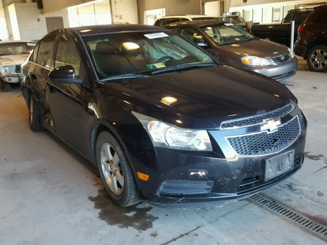 1G1PE5S93B7284431 - 2011 CHEVROLET CRUZE LT BLACK photo 1