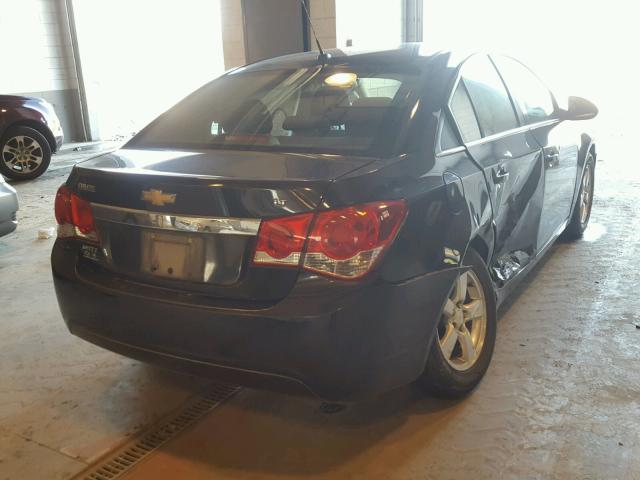 1G1PE5S93B7284431 - 2011 CHEVROLET CRUZE LT BLACK photo 4