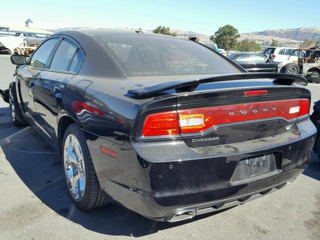 2B3CL5CT7BH552280 - 2011 DODGE CHARGER R/ BLACK photo 3