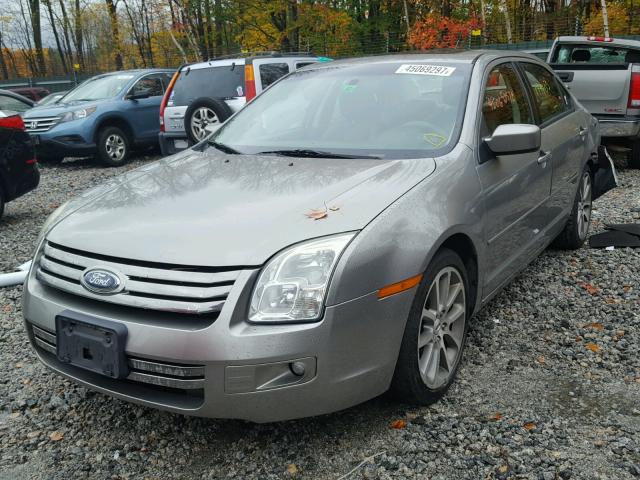 3FAHP07Z49R155706 - 2009 FORD FUSION SILVER photo 2