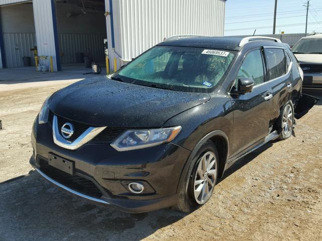 5N1AT2MT2FC883758 - 2015 NISSAN ROGUE S BLACK photo 2