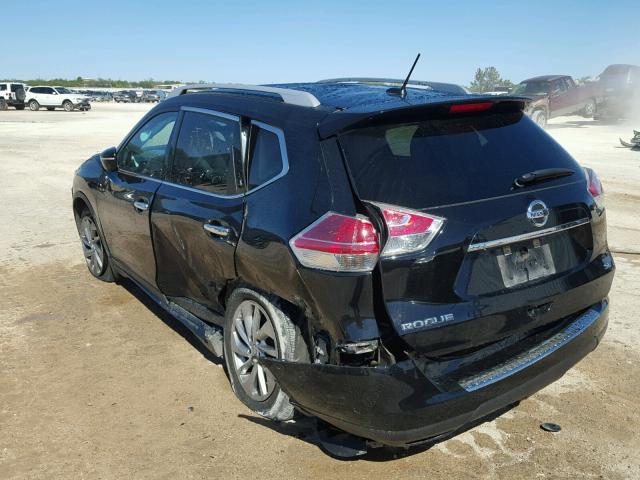 5N1AT2MT2FC883758 - 2015 NISSAN ROGUE S BLACK photo 3