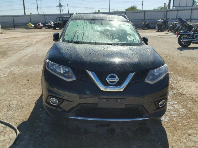 5N1AT2MT2FC883758 - 2015 NISSAN ROGUE S BLACK photo 9