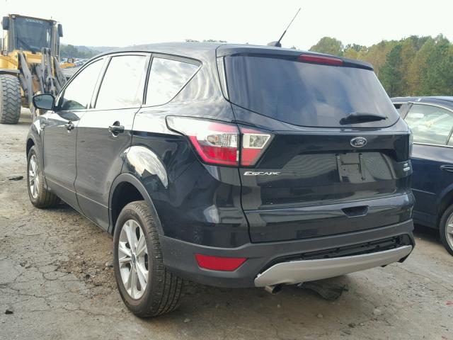 1FMCU0GD9HUE84809 - 2017 FORD ESCAPE SE 黑色 照片 3