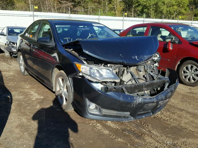 4T1BF1FK4CU053993 - 2012 TOYOTA CAMRY BLACK photo 1